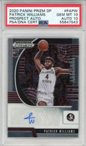 Patrick Williams Autographed 2020 Panini Prizm DP Prospect Rookie Card #PAPW (PSA 10/10)