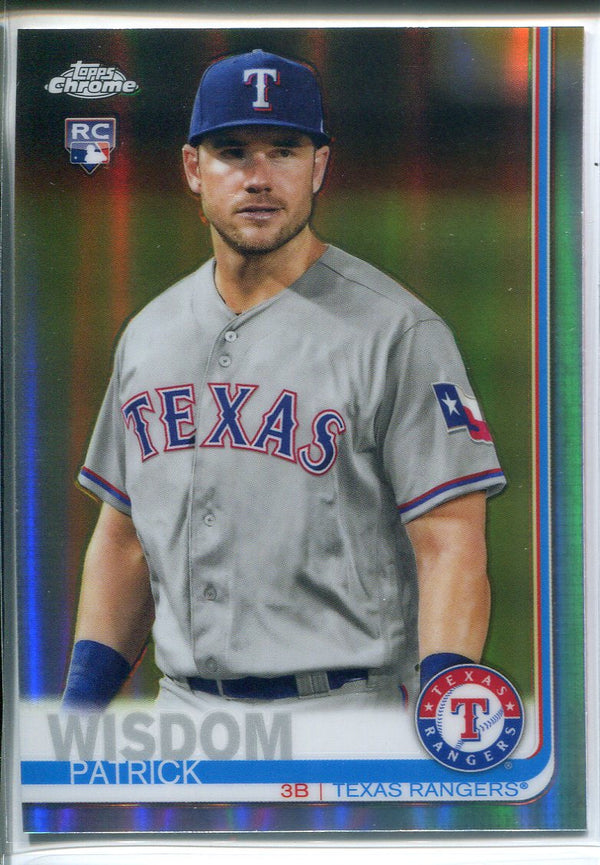 Patrick Wisdom 2019 Topps Chrome Rookie Refractor Card