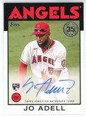 Jo Adell Autographed 2021 Topps Rookie Card #86B-JA