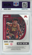 Daniel Oturu Autographed 2020 Panini Prizm DP Prospect Hyper Prizm Rookie Card #PADO (PSA 10/10)