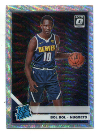 Bol Bol 2019-20 Donruss Rated Rookie Silver Wave #162