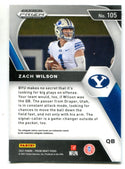 Zach Wilson 2021 Panini Prizm Draft Picks #105 RC