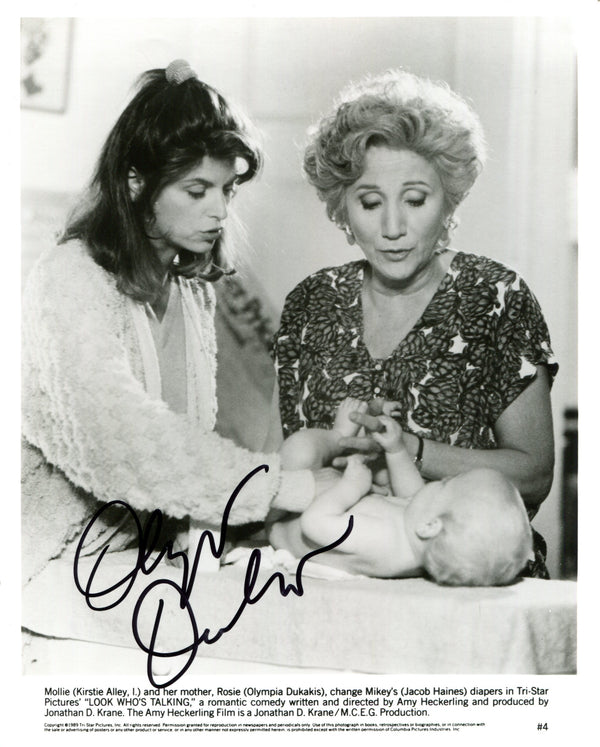 Olympia Dukakis Autographed Look Who's Talking 8x10 Photo