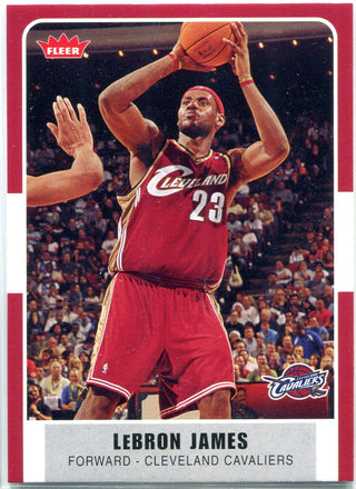 LeBron James 2007-08 Fleer Card