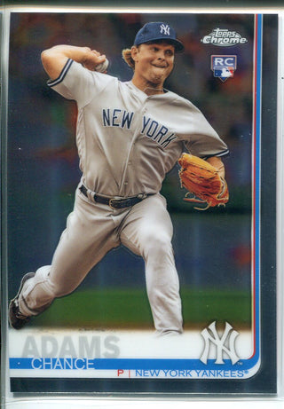 Chance Adams 2019 Topps Chrome Rookie Card