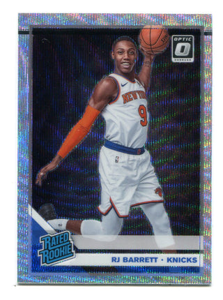 Rj Barrett 2019-20 Donruss Optic Rated Rookie Silver Shimmer #178 Card