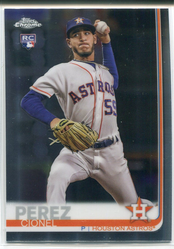 Cionel Perez 2019 Topps Chrome Rookie Card