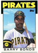 Barry Bonds 1986 Topps Rookie Card #111