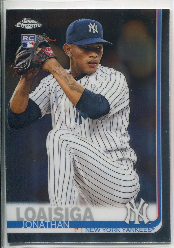 Jonathan Loaisiga 2019 Topps Chrome Rookie Card