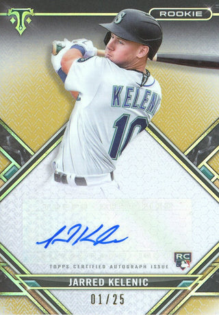 Jarred Kelenic 2021 Topps Autographed Rookie Card #1/25