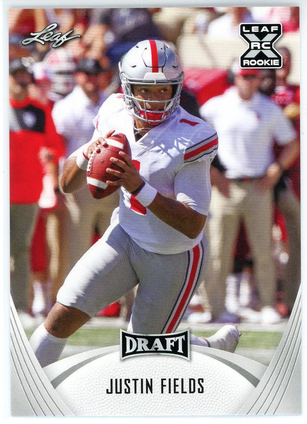 Justin Fields 2021 Leaf Draft Rookie Card #02