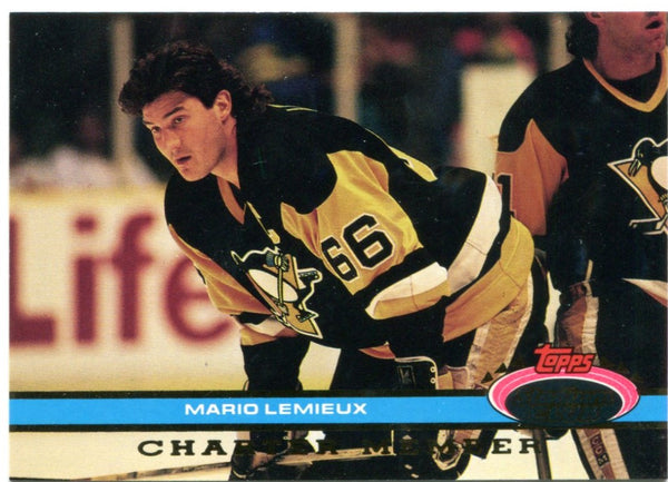 Mario Lemieux Topps Stadium Club 1991