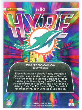 Tua Tagovailoa 2021 Panini Prizm Hype Card #H-3