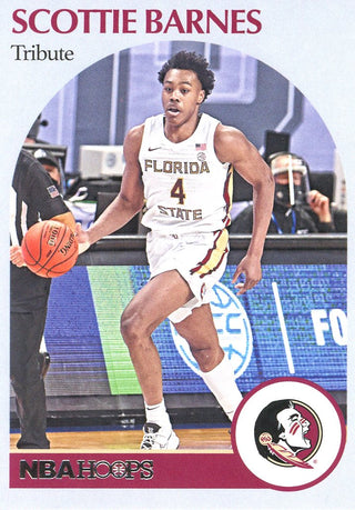 Scottie Barnes 2021 NBA Hoops Rookie Card