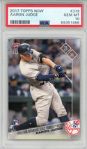 Aaron Judge 2017 Topps Now Rookie Card #379 (PSA Gem MT 10)