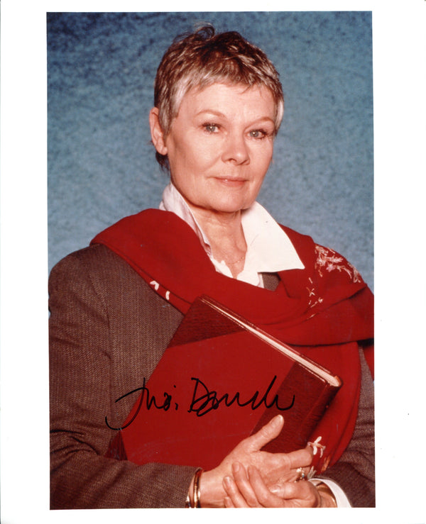 Judi Dench Autographed 8x10 Photo