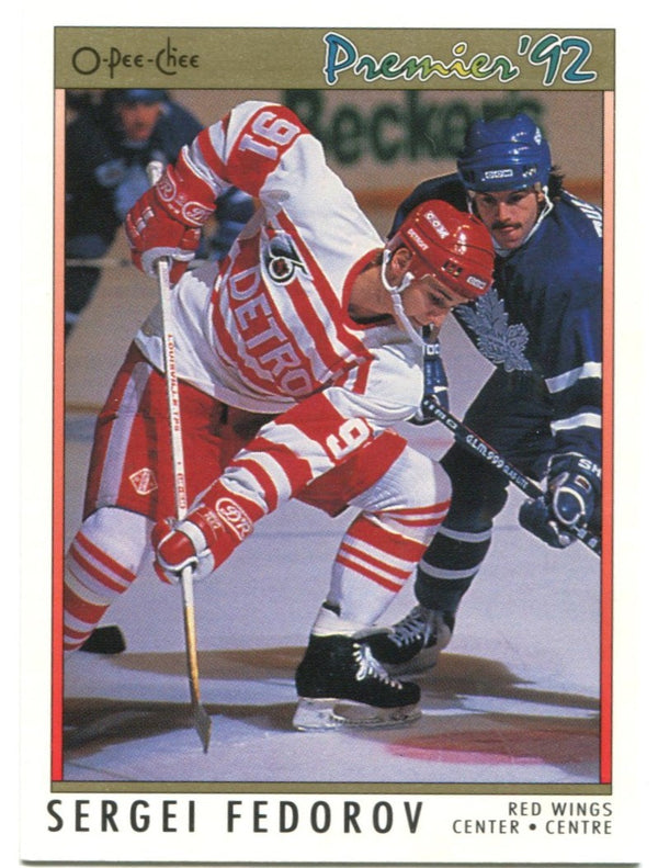 Sergei Fedorov O-Pee-Chee 1992 #68