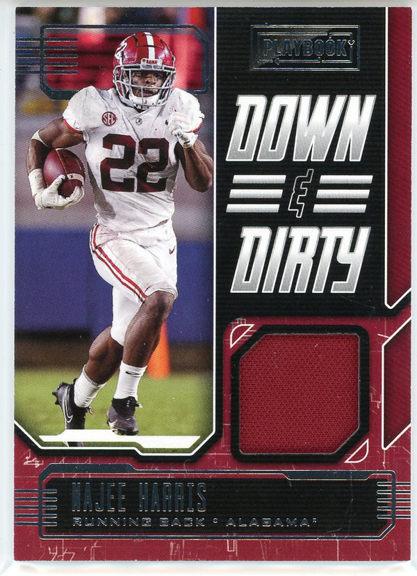 Najee Harris 2021 Panini Chronicles Playbook Draft Picks Rookie Patch Card #PB-NH