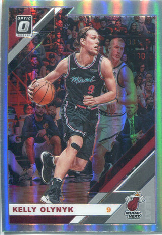 Kelly Olynyk 2019-20 Donruss Optic Silver Holo Card