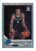 Keldon Johnson 2019-20 Donruss Optic Silver Wave Parallel Prizm #186