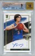 Josh Giddey Autographed 2021-22 Panini Impeccable Halo Gold Rookie Card #38 (BGS 9/10)