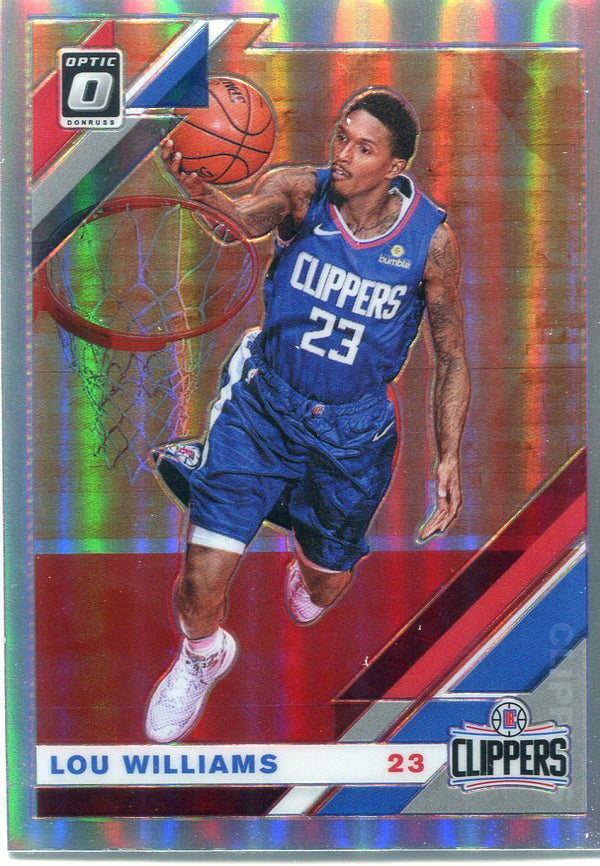 Lou Williams 2019-20 Donruss Optic Silver Holo Card