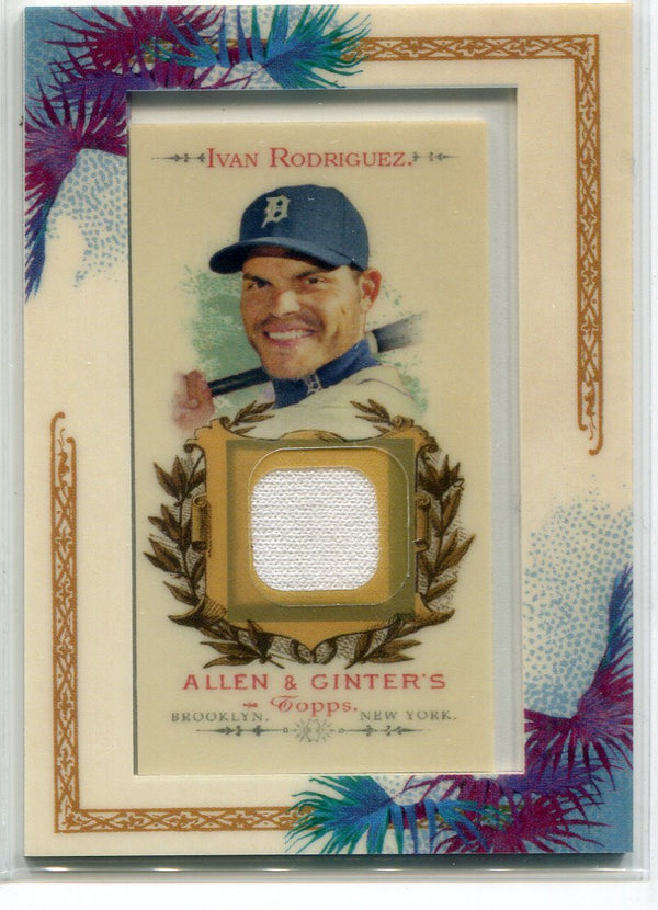 Ivan Rodriguez 2007 Topps Allen & Ginter Jersey Card