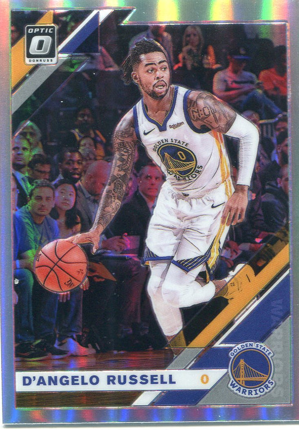 D'Angelo Russell 2019-20 Donruss Optic Silver Holo Card