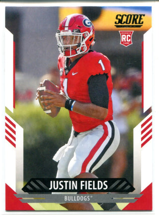 Justin Fields 2021 Panini Score Rookie Card #360