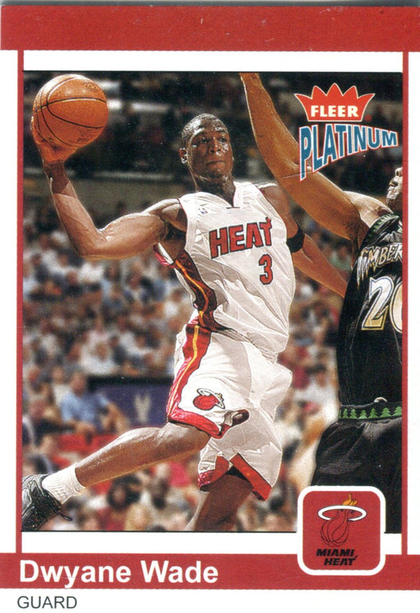 Dwyane Wade 2004 Fleer Card 507/750