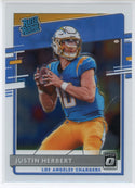 Justin Herbert 2020 Panini Donruss Optic Rated Rookie Card #153