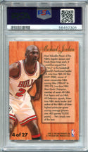 Michael Jordan 1995 Fleer Flair #4 Hardwood Leaders PSA NM-MT 8 Card