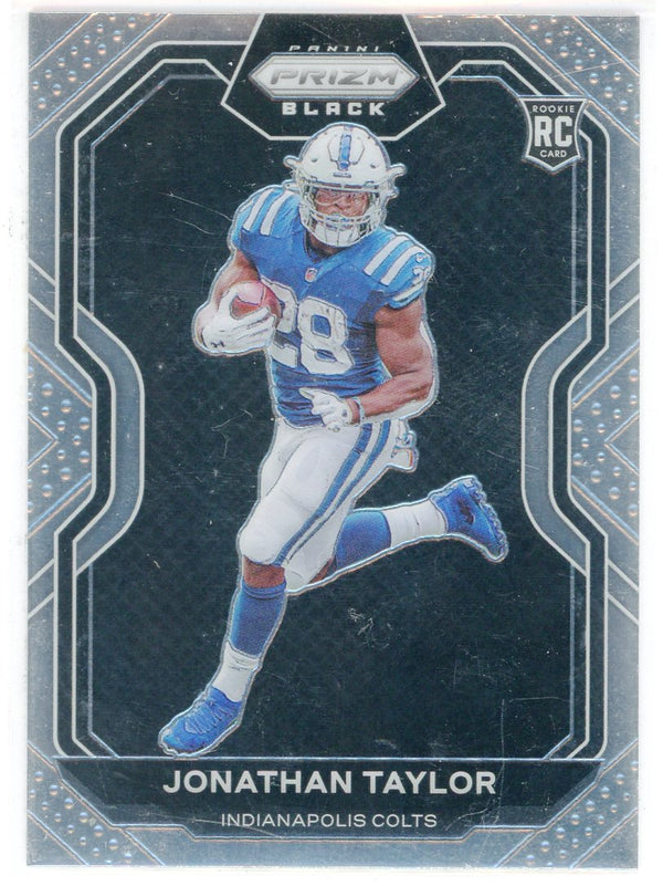 Jonathan Taylor 2020 Panini Chronicles Prizm Black Rookie Card #PB-7