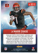 Ja'Marr Chase 2021 Panini Absolute By Storm Rookie Card #BST-5