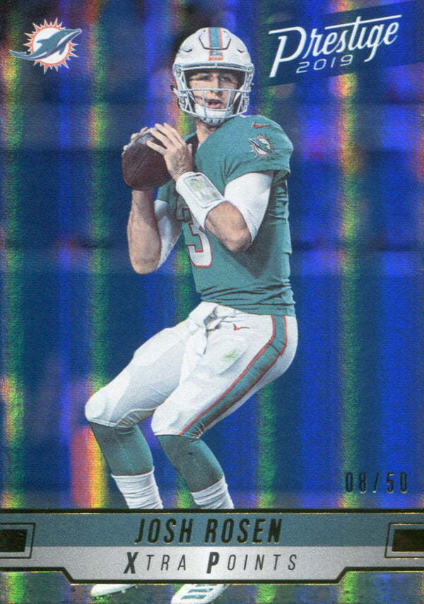 Josh Rosen 2019 Panini Prestige Gold Foil Insert Card 8/50