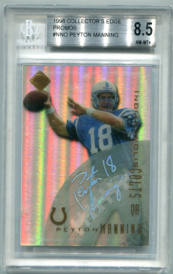 Peyton Manning 1998 Collectors Edge Promos 161/6000 #NNO (Beckett 8.5)