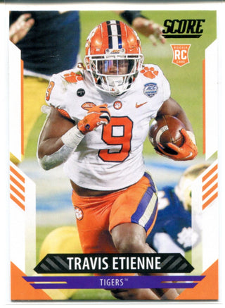 Travis Etienne 2021 Panini Score Rookie Card #310