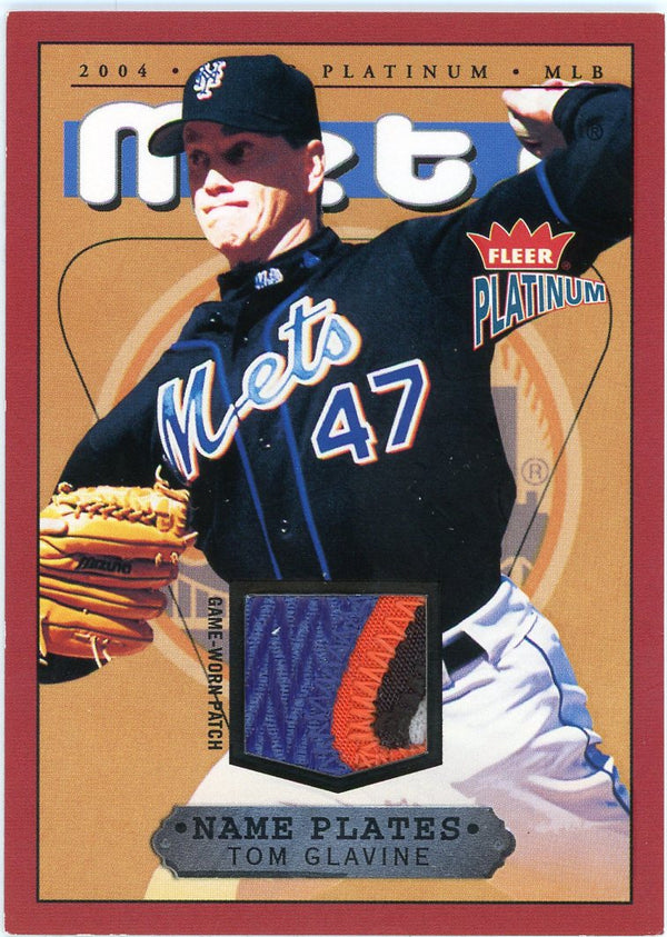 Tom Glavine 2004 Fleer Game-Worn Jersey Card /25