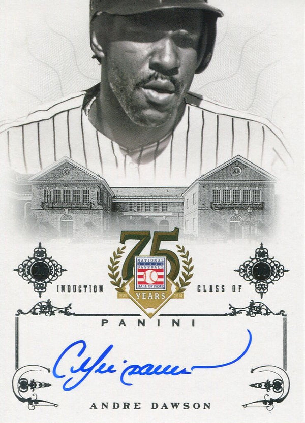 Andre Dawson 2014 Panini Autographed Card