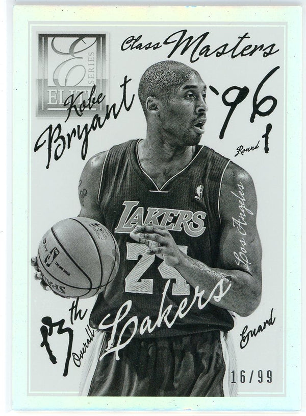 Kobe Bryant 2012-13 Panini Donruss Elite Class Masters Card #10