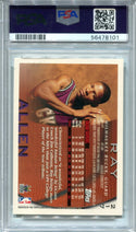 Ray Allen 1996 Topps #217 PSA NM-MT 8 Card