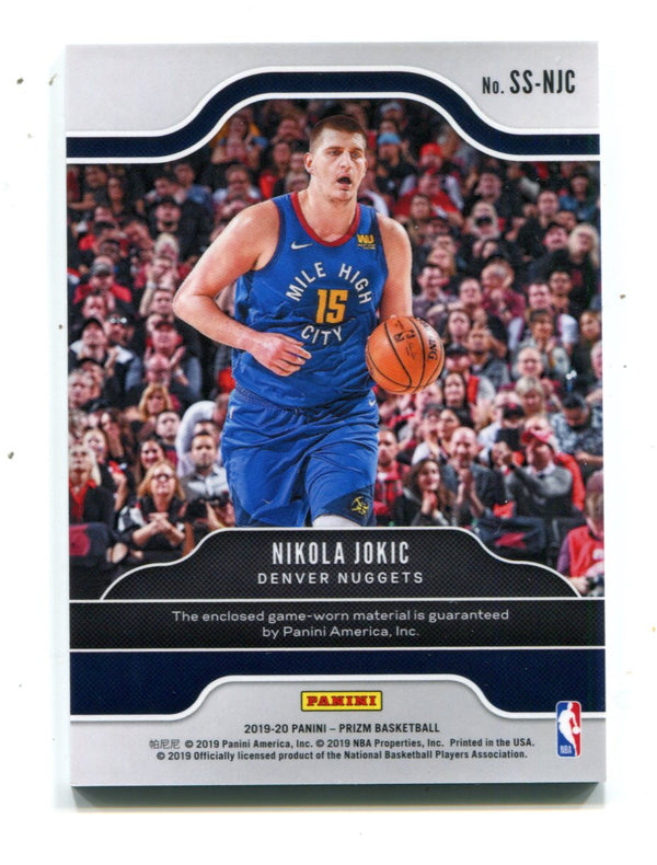 Nikola Jokic 2019-20 Panini Prizm Sensations Jersey Card #SSNJC