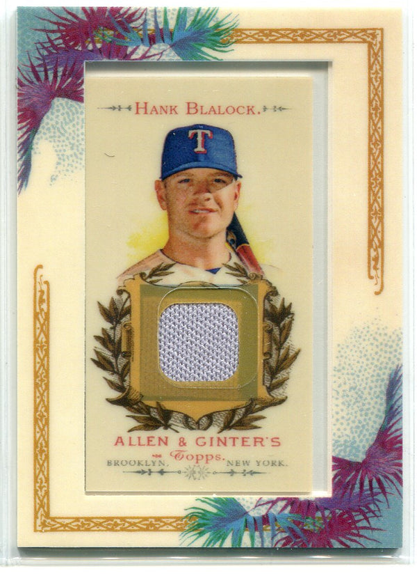 Hank Blalock 2007 Topps Allen & Ginter Jersey Card