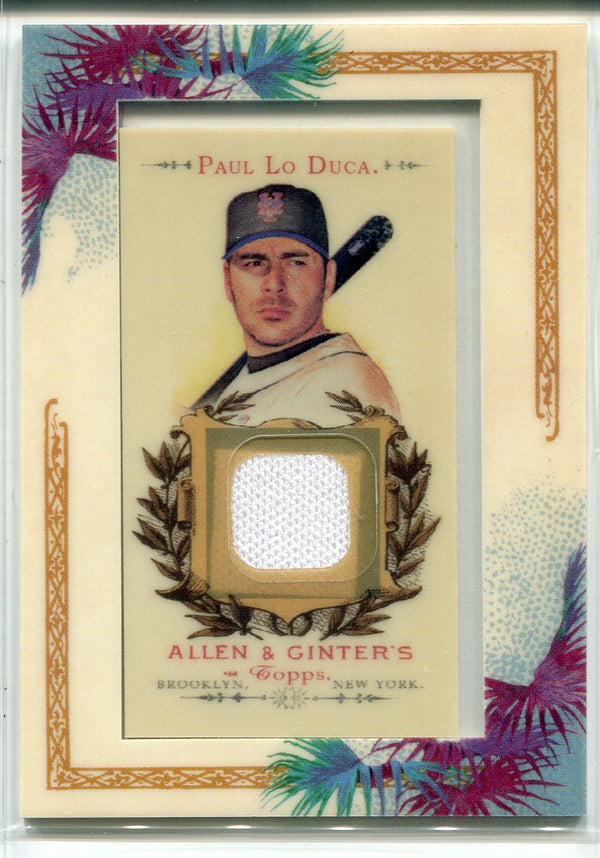 Paul Lo Duca 2007 Topps Allen & Ginter Jersey Card