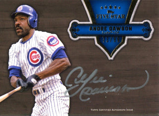 Andre Dawson Autographed 2012 Topps Five Star Card