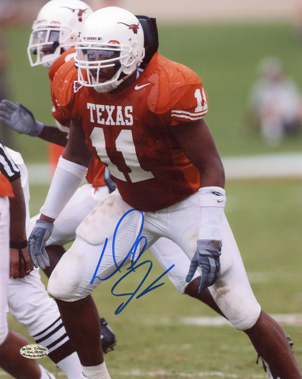 Derrick Johnson Autographed 8x10 Photo