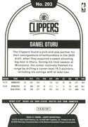 Daniel Oturu 2020 NBA Hoops Rookie Card