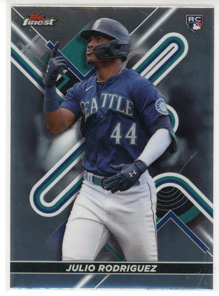 Julio Rodriguez 2022 Topps Finest Rookie Card #23