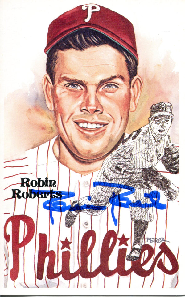 Robin Roberts Autographed Perez Steele Postcard (JSA)