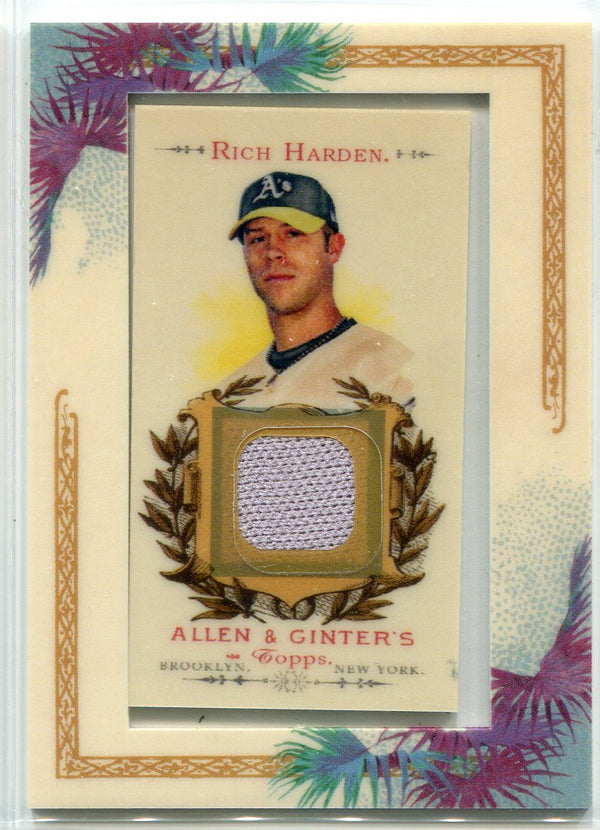 Rich Harden 2007 Topps Allen & Ginter Jersey Card